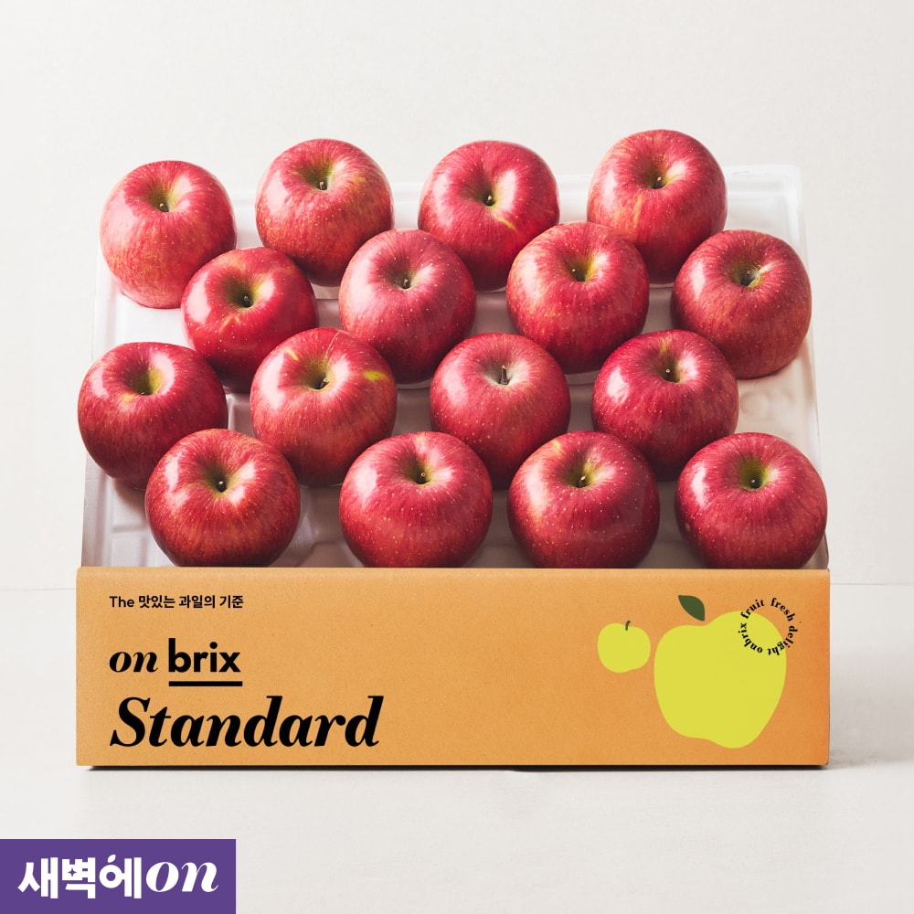 [새벽에On] 아삭하게 퍼지는 달콤함, 고당도 홍로사과 2kg/4kg (중대과/대과)