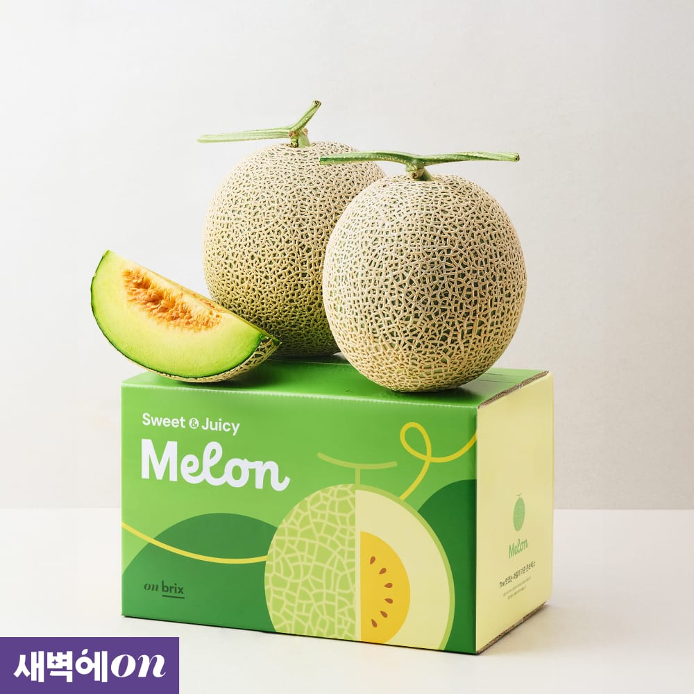 [새벽에On] 크기에서 느껴지는 존재감, 머스크 멜론 2kg / 4kg / 5kg